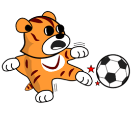 Mini tiger sticker #9543743