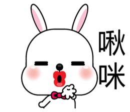 Lovely Blossom Rabbit sticker #9543784