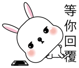 Lovely Blossom Rabbit sticker #9543794