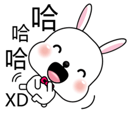 Lovely Blossom Rabbit sticker #9543799