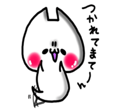 Cute cat ghost 3 sticker #9543879