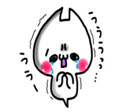 Cute cat ghost 3 sticker #9543884