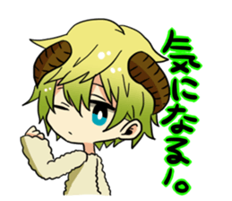 The pretty small devil character sticker #9544388