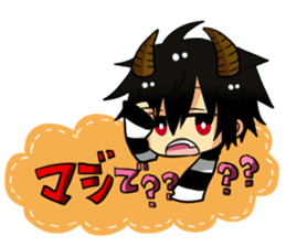 The pretty small devil character sticker #9544392