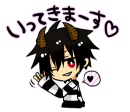 The pretty small devil character sticker #9544394