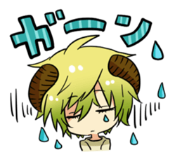 The pretty small devil character sticker #9544413