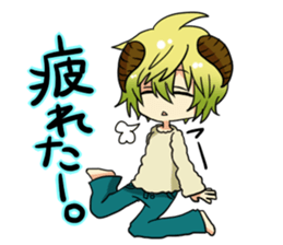 The pretty small devil character sticker #9544421