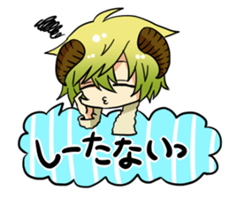 The pretty small devil character sticker #9544423