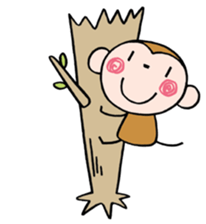 Saruta's Sticker by Chikako sticker #9544888