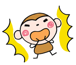 Saruta's Sticker by Chikako sticker #9544901