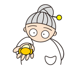 Daily life of grand mother sticker #9544952