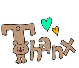 Animal letter ALPHABET! sticker #9545465