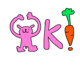 Animal letter ALPHABET! sticker #9545470