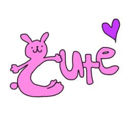 Animal letter ALPHABET! sticker #9545484