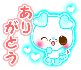 Animal cute Valentineversion sticker #9545590