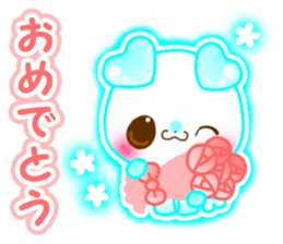 Animal cute Valentineversion sticker #9545594
