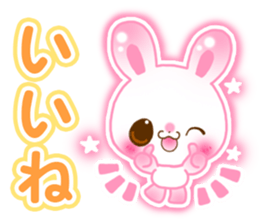 Animal cute Valentineversion sticker #9545596