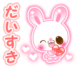 Animal cute Valentineversion sticker #9545612