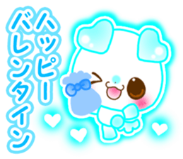 Animal cute Valentineversion sticker #9545614