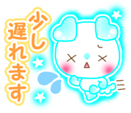 Animal cute Valentineversion sticker #9545618