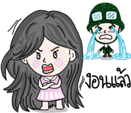 Taharn 's Girlfriend sticker #9545651