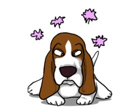 Basset hound 5 sticker #9545746