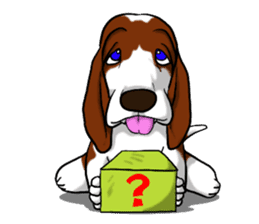 Basset hound 5 sticker #9545751