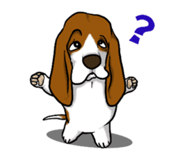 Basset hound 5 sticker #9545765