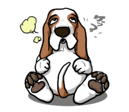 Basset hound 5 sticker #9545770