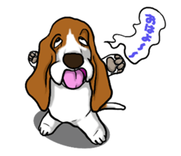 Basset hound 5 sticker #9545771
