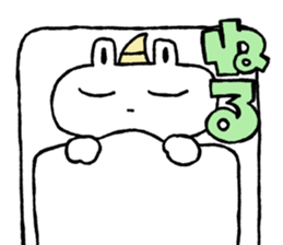 Expressionless face usataso sticker #9545824