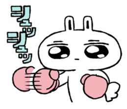 Expressionless face usataso sticker #9545829