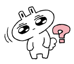 Expressionless face usataso sticker #9545830