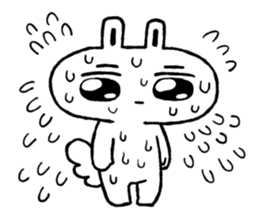 Expressionless face usataso sticker #9545832