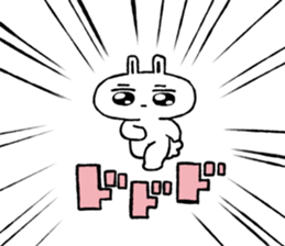 Expressionless face usataso sticker #9545835