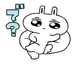 Expressionless face usataso sticker #9545840