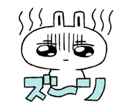 Expressionless face usataso sticker #9545841
