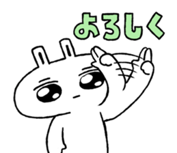 Expressionless face usataso sticker #9545845