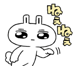 Expressionless face usataso sticker #9545846