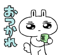 Expressionless face usataso sticker #9545848