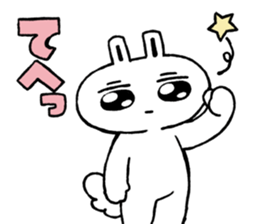 Expressionless face usataso sticker #9545852