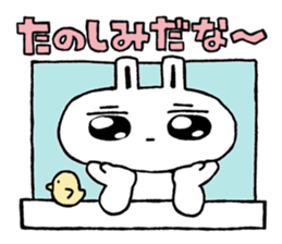 Expressionless face usataso sticker #9545862