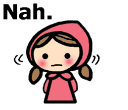 British Englsih with girl and cat 2 sticker #9545867