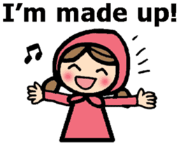 British Englsih with girl and cat 2 sticker #9545873