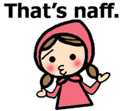 British Englsih with girl and cat 2 sticker #9545883