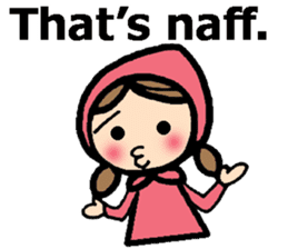 British Englsih with girl and cat 2 sticker #9545883