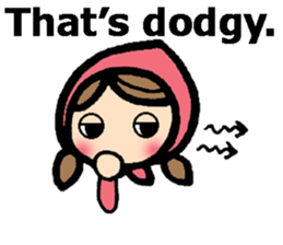 British Englsih with girl and cat 2 sticker #9545896