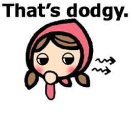 British Englsih with girl and cat 2 sticker #9545896