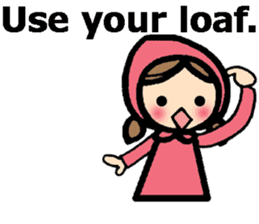 British Englsih with girl and cat 2 sticker #9545897