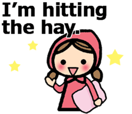 British Englsih with girl and cat 2 sticker #9545900